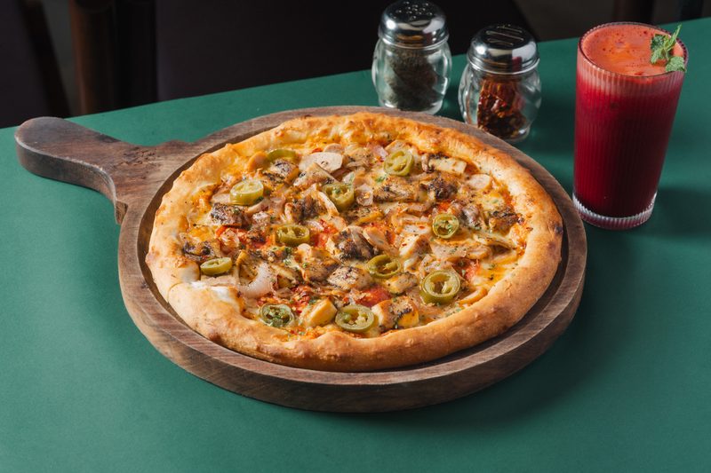 Grilled Chicken Pizza